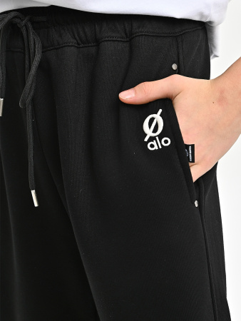 55823-Ch Брюки спорт утепл. д/м (черный весь размерный ряд)