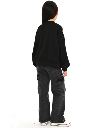 2366KG Толстовка д/д (черный весь размерный ряд)