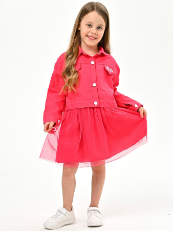 13306 Комплект д/д (фуксия,белый весь размерный ряд)