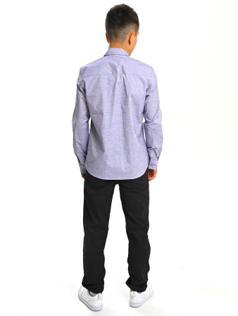 2666-1 Рубашка дл.р. д/м (серый весь размерный ряд)