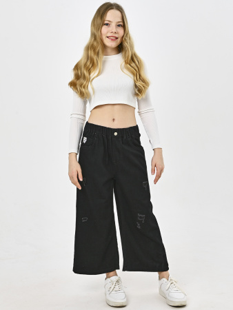 25118-Ch Джинсы д/д (черный весь размерный ряд)