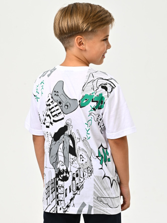 3061 Футболка д/м (белый весь размерный ряд)