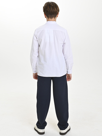 4972 Рубашка дл.р. д/м (батал) (белый весь размерный ряд)