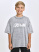 5329 Футболка оверсайз д/м (серый весь размерный ряд)