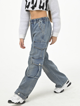 C25818-Ch Брюки д/д (голубой весь размерный ряд)