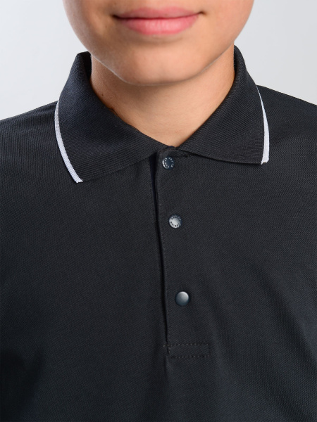 1773 Поло дл.р. д/м (темно-серый весь размерный ряд)