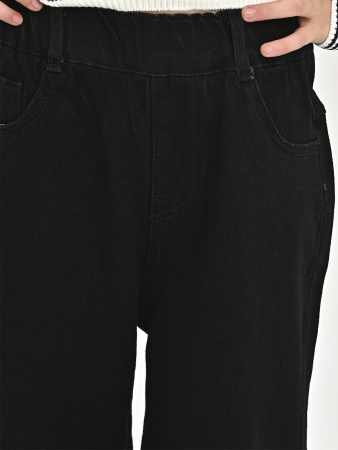5536-Ch Джинсы д/д (черный весь размерный ряд)