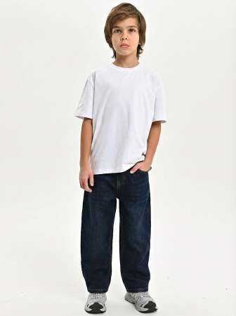 262410-Ch Джинсы утепленные д/м (синий весь размерный ряд)