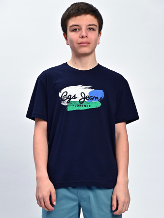 2165 Футболка д/м (темно-синий весь размерный ряд)