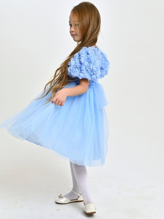 2585KG Платье д/д (голубой весь размерный ряд)