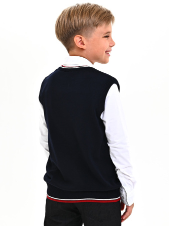 2866 Жилет д/м (темно-синий весь размерный ряд)