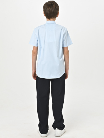 4786 Рубашка к.р. д/м (голубой весь размерный ряд)