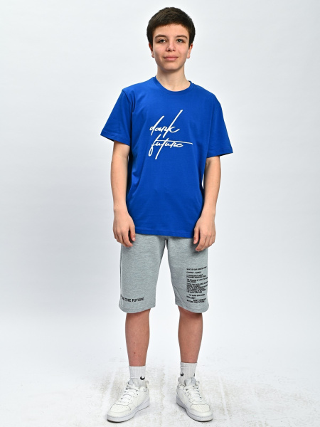 2184 Футболка д/м (индиго весь размерный ряд)