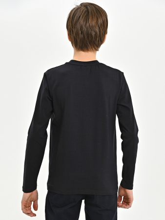 4431 Лонгслив (черный весь размерный ряд)