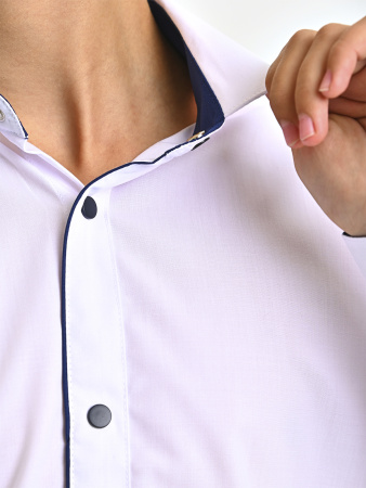 78821-S Рубашка дл.р. д/м (белый 152)