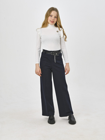 210K Брюки палаццо д/д (темно-синий весь размерный ряд)