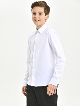 4854 Рубашка дл.р. д/м (белый весь размерный ряд)