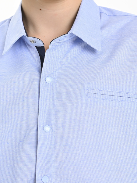 4979 Рубашка дл.р. д/м (светло-голубой весь размерный ряд)