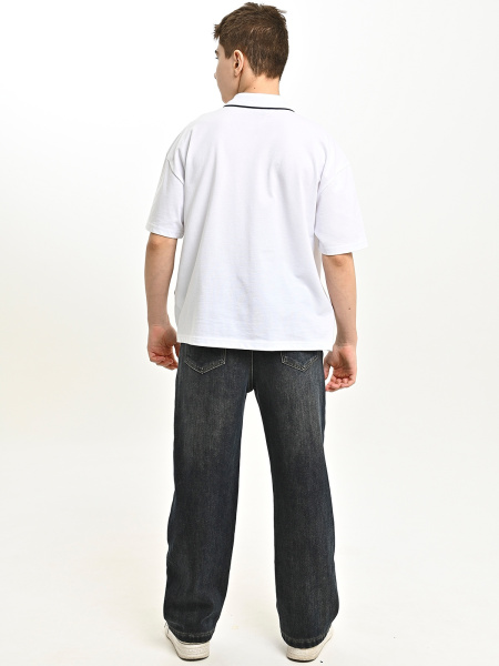 25365-Ch Джинсы утепленные д/м (синий весь размерный ряд)