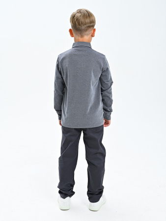 2362 Джемпер/поло д/м (серый весь размерный ряд)