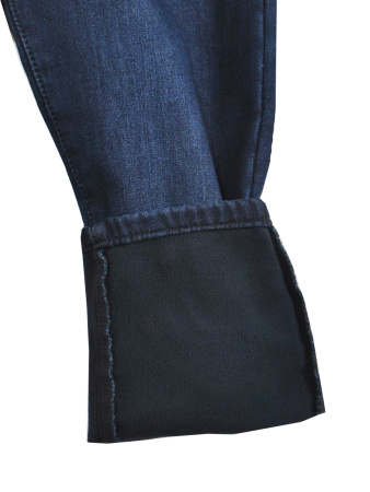 3-1154 Джинсы утепл. д/м (синий 170)