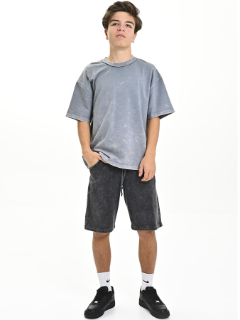 4660-C Футболка д/м (серый весь размерный ряд)