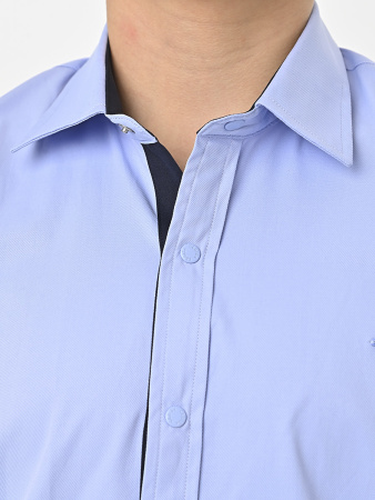 4777 Рубашка дл.р. д/м (ярко-голубой весь размерный ряд)