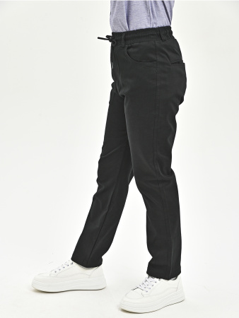 4339 Брюки д/м (черный 134)