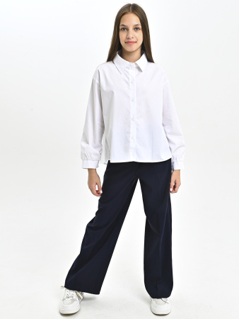 3025-Ch Блузка д/д (белый весь размерный ряд)