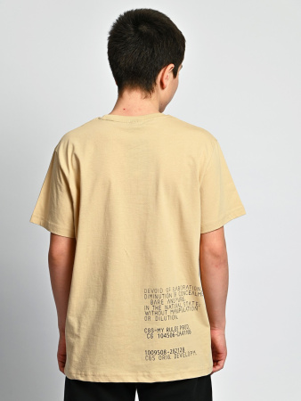 2038 Футболка д/м (бежевый весь размерный ряд)