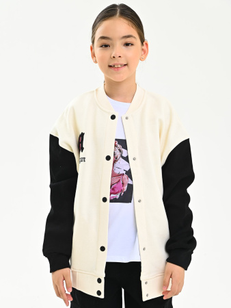 10491 Толстовка утепл. д/д (кремовый весь размерный ряд)