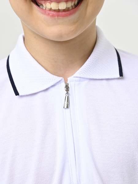 4043 Поло к.р. д/м (белый 140)