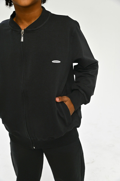 2721 Костюм спорт д/м (2721-черный-152)