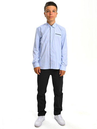 2668 Рубашка дл.р. д/м (светло-голубой весь размерный ряд)