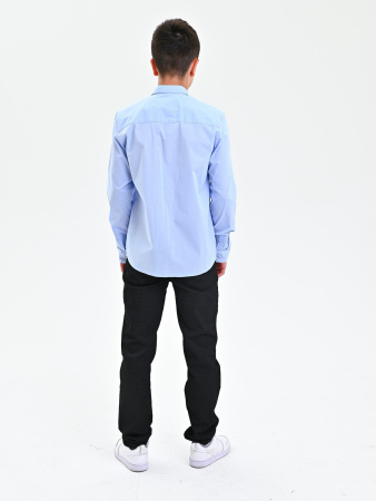 2298 Рубашка дл.р. д/м (светло-голубой весь размерный ряд)