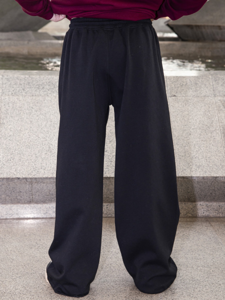 5129 Брюки спорт. д/м трик. (темно-синий весь размерный ряд)