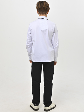 4922 Поло дл.р. д/м (белый весь размерный ряд)