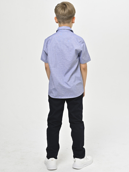 4136 Рубашка к.р. д/м (батал) (серый весь размерный ряд)