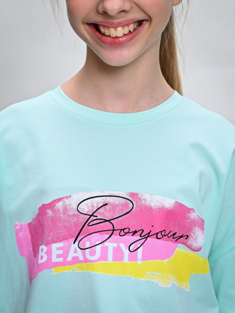 10362 Футболка д/д (ментол весь размерный ряд)