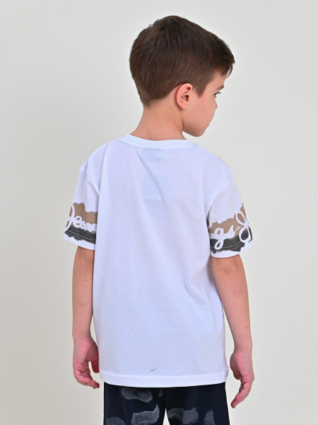 2030 Футболка д/м (белый весь размерный ряд)