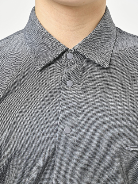 4968 Рубашка трик.(батал) дл.р. д/м (серый весь размерный ряд)