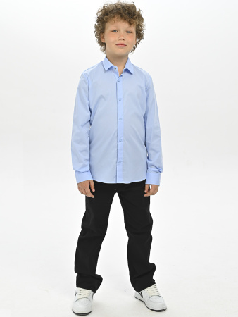 4017 Рубашка дл.р. д/м (светло-голубой весь размерный ряд)