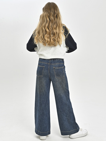 25168-Ch Джинсы д/д (синий весь размерный ряд)