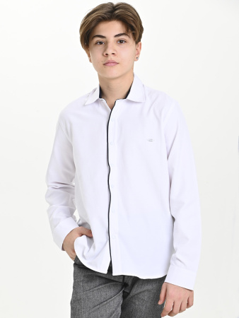 4800 Рубашка (батал) дл.р. д/м (белый весь размерный ряд)