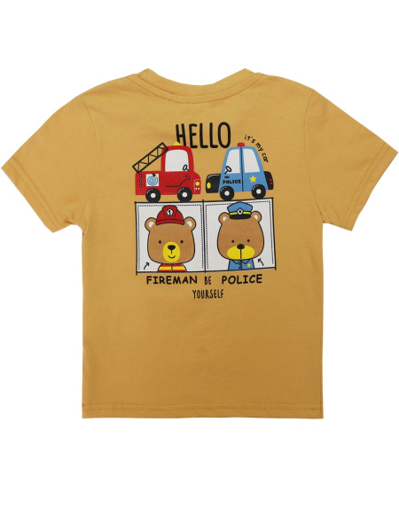 124005 Футболка д/м (бежевый 86)