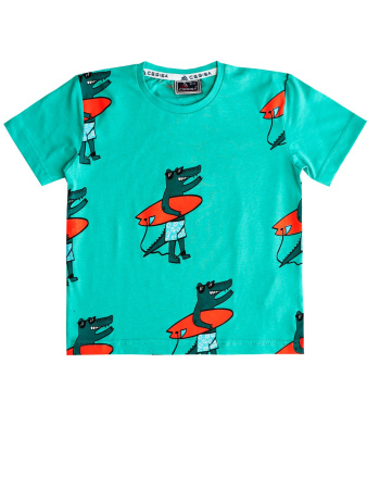 3078 Футболка д/м (изумруд 98)