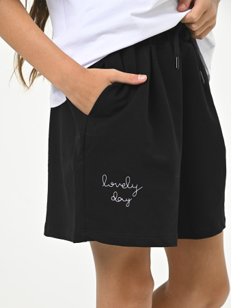 10548 Шорты д/д (черный весь размерный ряд)