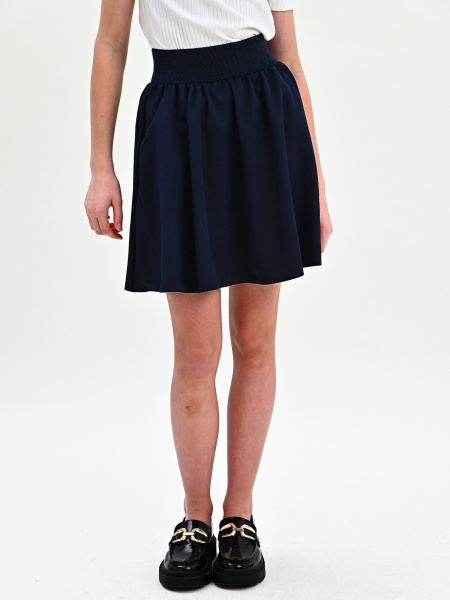 2302_KG Юбка (синий весь размерный ряд)