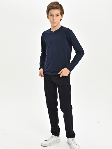 4432 Лонгслив (темно-синий весь размерный ряд)