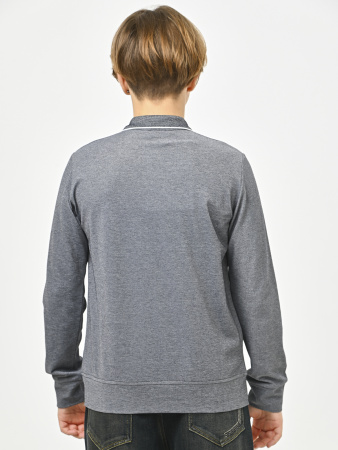 4938 Поло дл.р. д/м (серый весь размерный ряд)